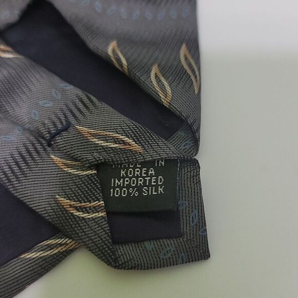 Dockers Khakis 100% Silk Tie Gray - Picture 8 of 8